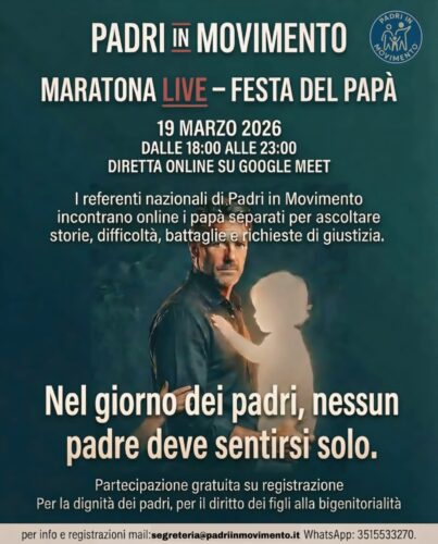Il coraggio di restare padri: una riflessione nazionale sulla dignità genitoriale