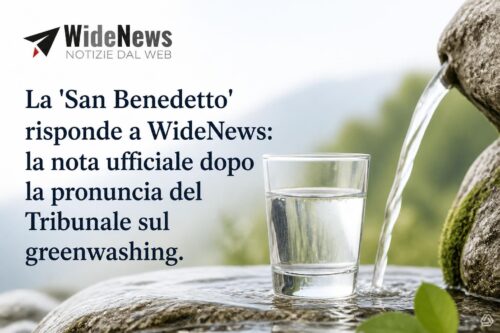 La 'San Benedetto' risponde a WideNews: la nota ufficiale dopo la pronuncia del Tribunale sul greenwashing
