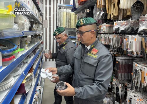 GdF Brindisi e provincia: sequestrati oltre 2500 articoli non sicuri e privi di indicazioni in italiano